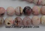 COP1252 15.5 inches 8mm round natural pink opal gemstone beads