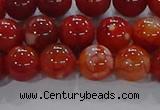 CAA1048 15.5 inches 10mm round dragon veins agate beads wholesale