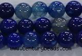 CAA1062 15.5 inches 8mm round dragon veins agate beads wholesale