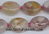 CAA1120 15.5 inches 15*20mm nuggets sakura agate gemstone beads