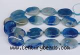 CAA1173 15.5 inches 25*35mm - 30*40mm freeform sakura agate beads