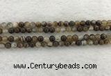 CAA1821 15.5 inches 6mm round banded agate gemstone beads