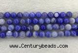 CAA1944 15.5 inches 12mm round banded agate gemstone beads