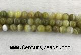 CAA1955 15.5 inches 14mm round banded agate gemstone beads