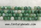 CAA2004 15.5 inches 12mm round banded agate gemstone beads