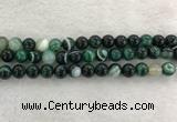 CAA2013 15.5 inches 10mm round banded agate gemstone beads