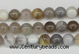 CAA224 15.5 inches 8mm round botswana agate gemstone beads
