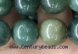 CAA2360 15.5 inches 12mm round moss agate beads wholesale