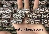 CAA2704 15.5 inches 14*38mm - 16*43mm rice tibetan agate dzi beads