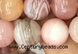 CAA3534 15.5 inches 10mm round pink botswana agate beads