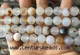 CAA3600 15.5 inches 12mm round dendritic agate beads wholesale