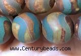 CAA3898 15 inches 10mm round tibetan agate beads wholesale