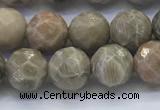 CAA3962 15.5 inches 8mm faceted round chrysanthemum agate beads