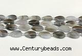 CAA4389 15.5 inches 15*20mm flat teardrop Montana agate beads