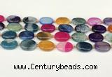 CAA4426 15.5 inches 15*20mm oval agate druzy geode beads