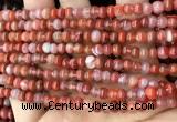 CAA4560 15.5 inches 4*5mm rondelle south red agate beads