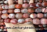 CAA4571 15.5 inches 13*16mm - 15*20mm rice south red agate beads