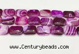 CAA4823 15.5 inches 18*25mm rectangle banded agate beads wholesale