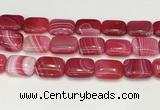 CAA4824 15.5 inches 18*25mm rectangle banded agate beads wholesale