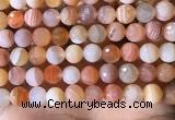 CAA4857 15.5 inches 10mm faceted round botswana agate beads