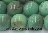 CAA4872 15.5 inches 10mm round grass agate beads wholesale