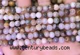 CAA4940 15.5 inches 6mm round bamboo leaf agate beads wholesale