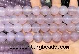 CAA5085 15.5 inches 14mm round purple agate beads wholesale