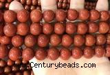 CAA5103 15.5 inches 14mm round red agate gemstone beads