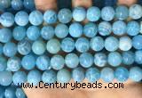 CAA5144 15.5 inches 10mm round dragon veins agate beads wholesale