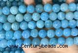 CAA5145 15.5 inches 12mm round dragon veins agate beads wholesale