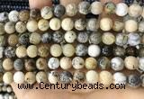 CAA5257 15.5 inches 8mm round dendrite agate beads wholesale