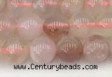 CAA5285 15.5 inches 6mm round natural sakura agate beads