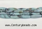 CAA5397 15.5 inches 13*40mm rice agate gemstone beads