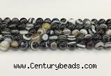 CAA5425 15.5 inches 10mm round agate gemstone beads