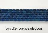 CAA5447 15.5 inches 8*12mm rice agate gemstone beads