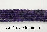 CAA5455 15.5 inches 8*12mm rice agate gemstone beads