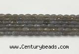 CAA5482 15.5 inches 8*12mm faceted rice agate beads