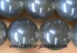 CAA5830 15 inches 10mm round AB-color agate beads