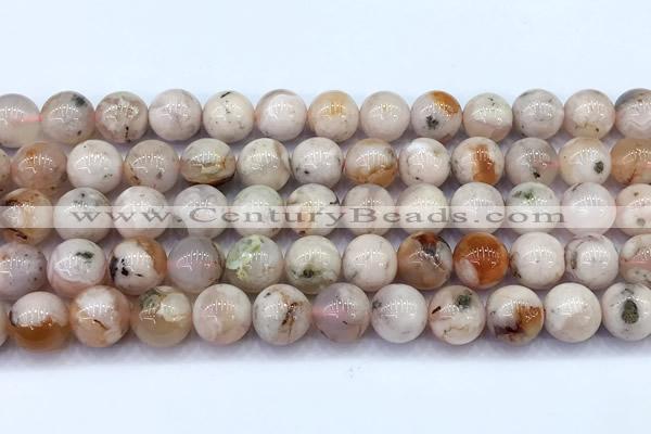 CAA5912 15 inches 10mm round sakura agate gemstone beads