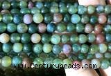 CAA6251 15 inches 6mm round Indian agate beads wholesale