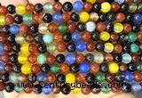 CAA6406 15 inches 6mm round rainbow agate beads wholesale