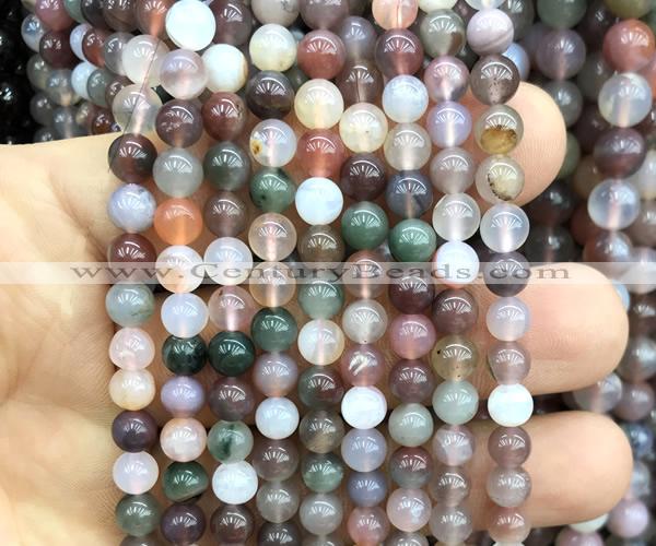 CAA6410 15 inches 6mm round Yanyuan agate beads wholesale