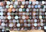 CAA6411 15 inches 8mm round Yanyuan agate beads wholesale