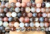 CAA6412 15 inches 10mm round Yanyuan agate beads wholesale