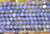 CAA6421 15 inches 6mm round blue banded agate beads wholesale