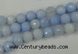 CAA735 15.5 inches 6mm faceted round blue lace agate beads wholesale