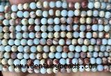 CAB1010 15 inches 4mm round blue agalmatolite beads wholesale