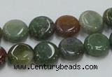 CAB129 15.5 inches 12mm coin india agate gemstone beads wholesale