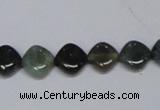 CAB418 15.5 inches 10*10mm rhombic moss agate gemstone beads