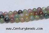 CAB431 15.5 inches 5mm round indian agate gemstone beads wholesale